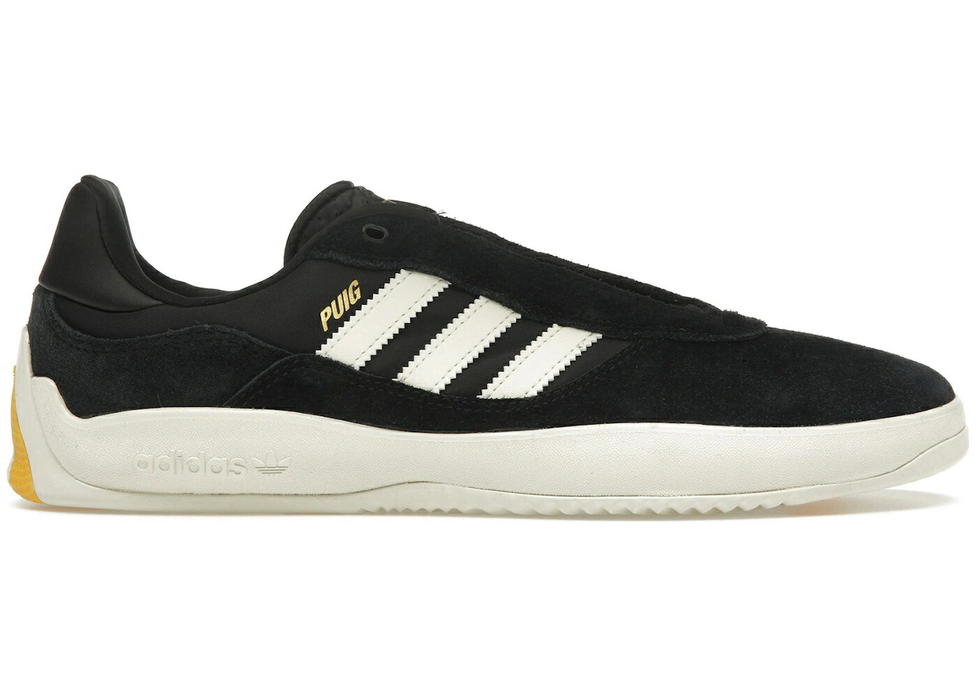 アディダス コア 黒色 ブラック アイボリー ゴールド スニーカー メンズ ADIDAS PUIG CORE BLACK IVORY BOLD GOLD / CORE BLACK IVORY BOLD GOLD