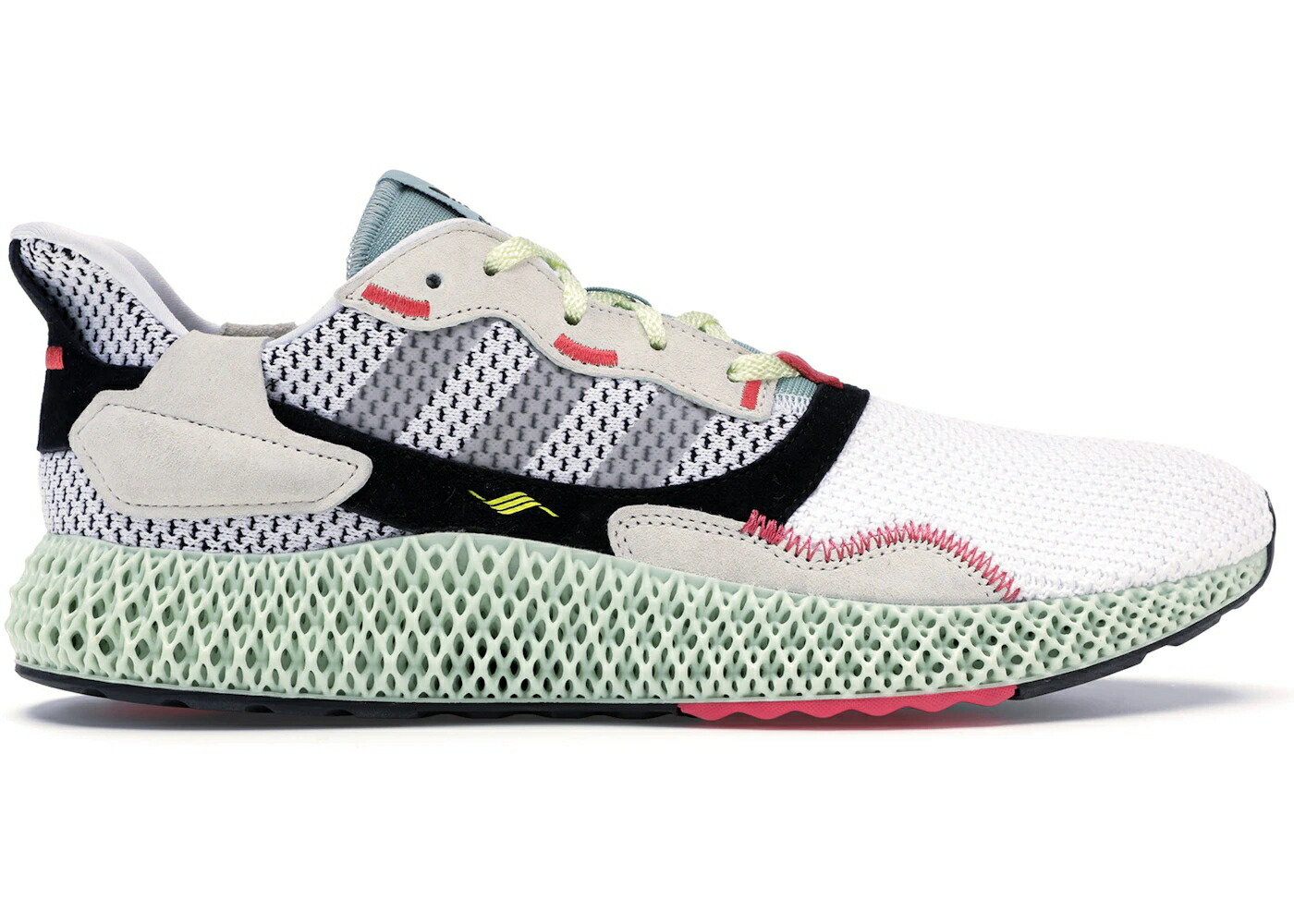 アディダス 灰色 グレー コア 黒色 ブラック シアン スニーカー メンズ ADIDAS ZX 4000 FUTURECRAFT 4D GREY ONE / GREY ONE CORE BLACK BRIGHT CYAN