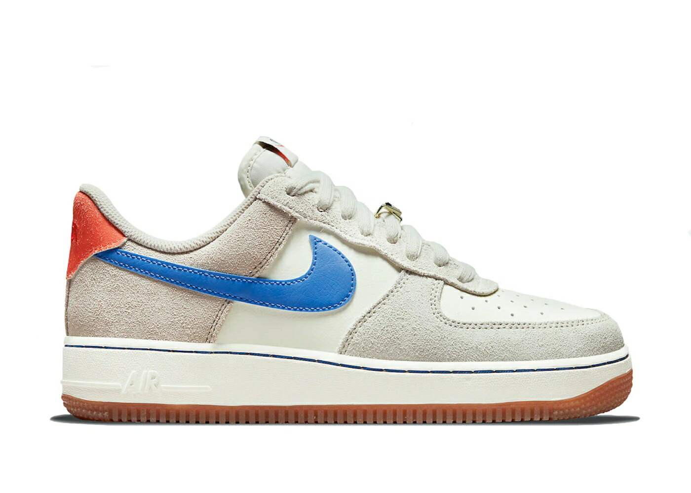 ナイキ ゲーム チーム 橙 オレンジ エアフォース WOMEN'S ゲームロイヤル 青 ブルー スニーカー レディース NIKE AIR FORCE 1 LOW FIRST USE SAIL ROYAL (WOMEN'S) / SAIL GAME ROYAL TEAM ORANGE