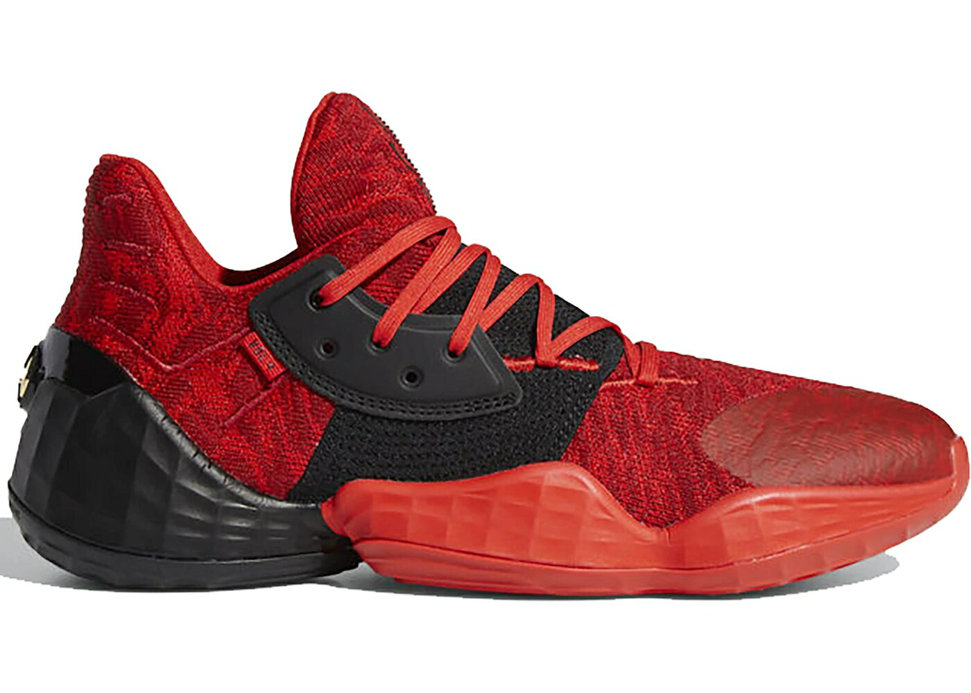 アディダス ハーデン 赤 レッド 黒色 ブラック コア パワー VOL. スニーカー メンズ ADIDAS HARDEN 4 RED BLACK / RED CORE BLACK POWER RED