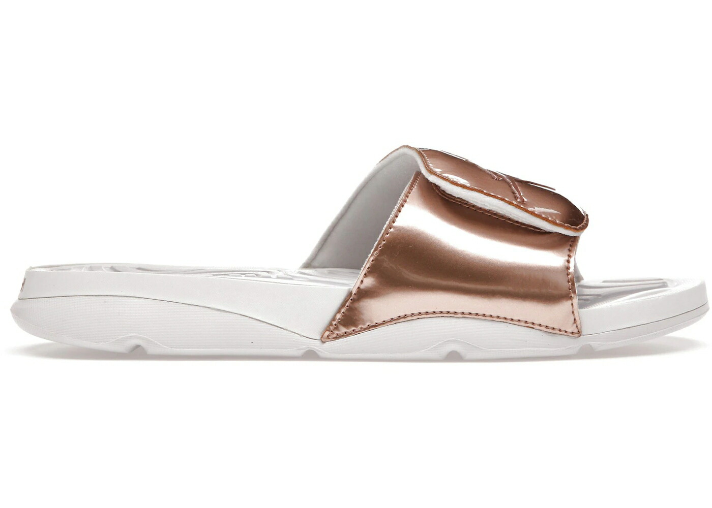 ナイキ ジョーダン ハイドロ サンダル 銅 ブロンズ 白色 ホワイト スニーカー メンズ JORDAN HYDRO SLIDE RETRO 5 PINNACLE BRONZE / METALLIC BRONZE WHITE