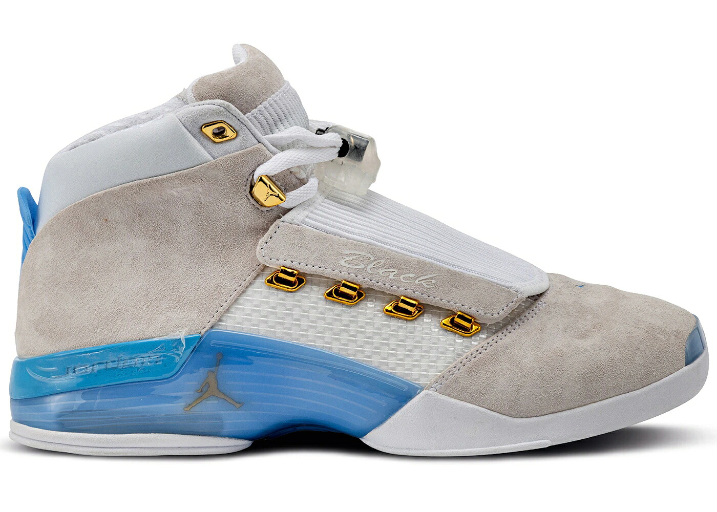 ナイキ ジョーダン 白色 ホワイト 青色 ブルー ゴールド スニーカー メンズ JORDAN 17 RETRO OVO WHITE VALOR BLUE / WHITE VALOR BLUE METALLIC GOLD|スニケス