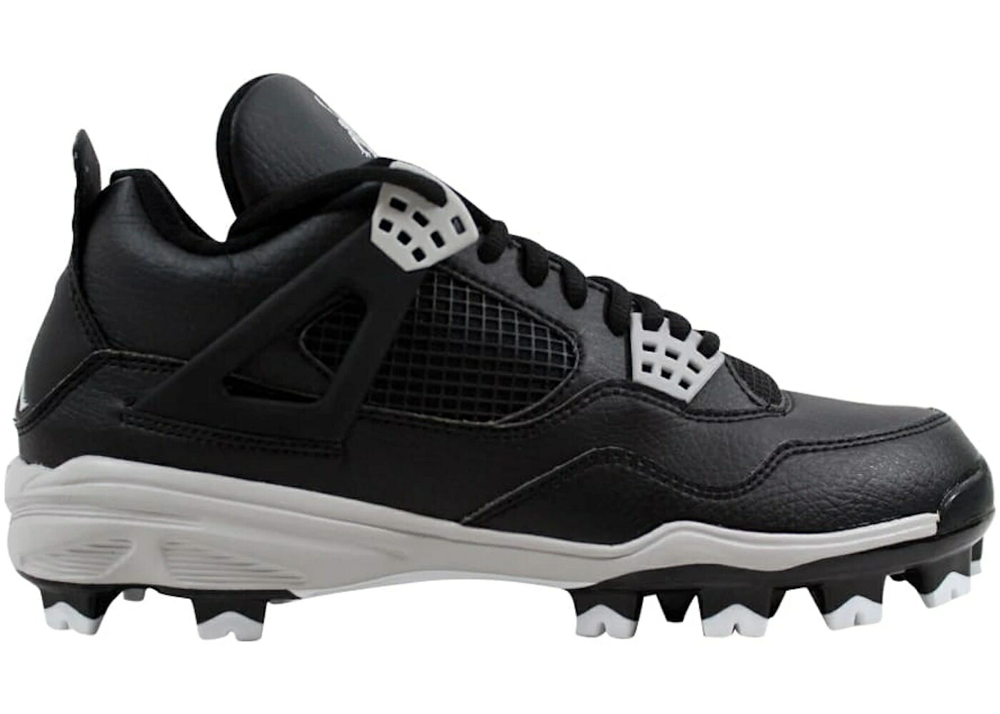 ナイキ ジョーダン 黒色 ブラック テック 灰色 グレー スニーカー メンズ JORDAN 4 RETRO MCS OREO / BLACK TECH GREY