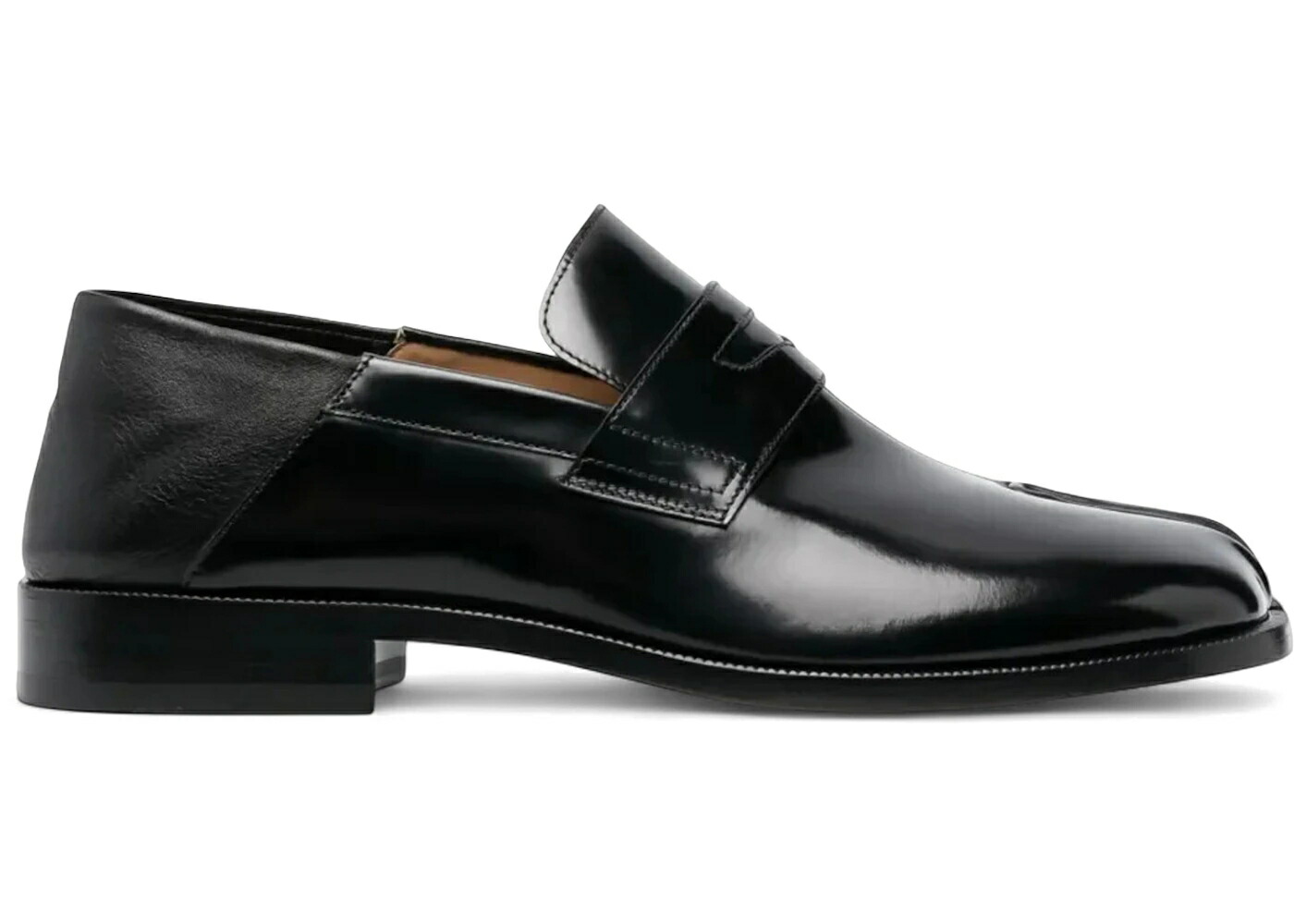メゾンマルジェラ ペニー ローファー 黒色 ブラック スニーカー メンズ MAISON MARGIELA MAISON MARGIELA TABI PENNY LOAFERS BLACK /