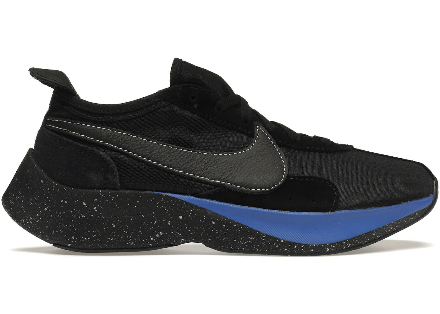 ナイキ 黒色 ブラック 青色 ブルー 白色 ホワイト スニーカー メンズ NIKE MOON RACER BLACK BLUE / BLACK BLACK WHITE RACER BLUE