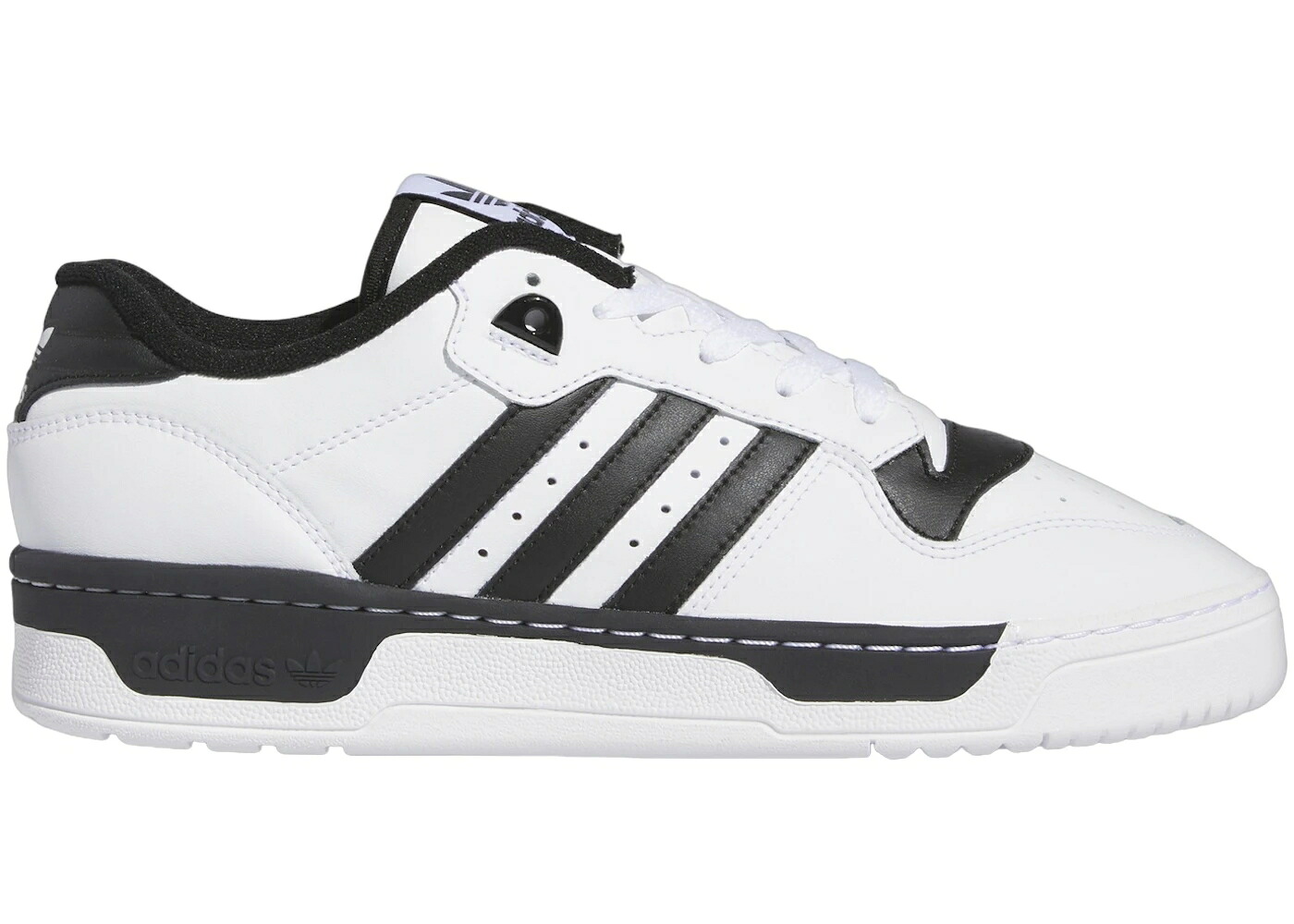アディダス 白いこと 白いこと 中核グループ 黒いこと 黒いこと スニーカー メンズ ADIDAS RIVALRY LOW WHITE CORE BLACK / CLOUD WHITE CORE BLACK CLOUD