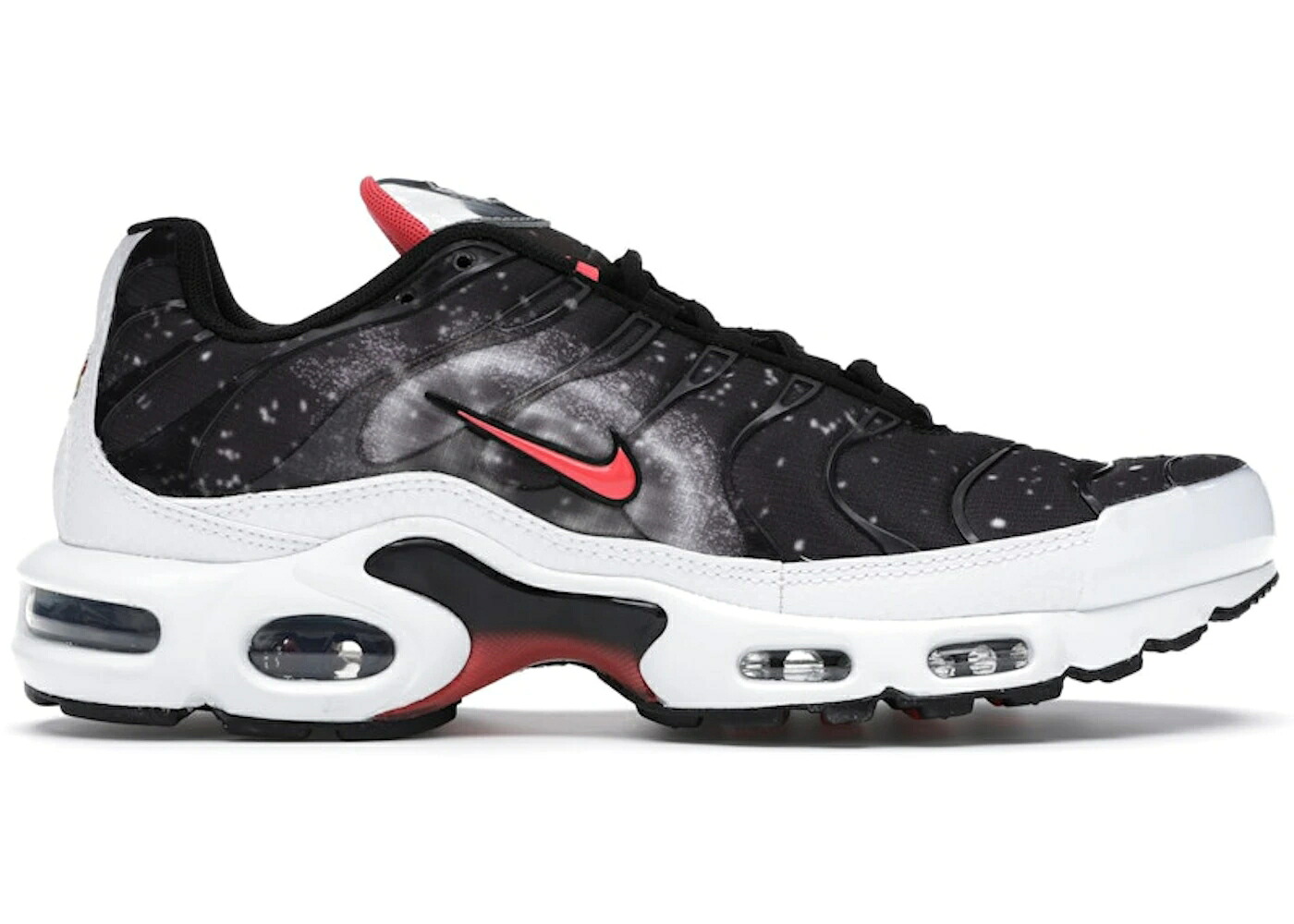 ナイキ マックス スーパーノバ ノヴァ 黒色 ブラック 白色 ホワイト 赤 レッド エアマックスプラス スニーカー メンズ NIKE AIR MAX PLUS SUPERNOVA (2020) / BLACK WHITE RED