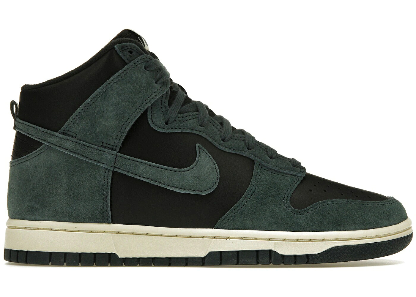 ナイキ ダンク 御機嫌 黒いこと 黒いこと ダンクハイ スニーカー メンズ NIKE DUNK HIGH RETRO PRM FADED SPRUCE / FADED SPRUCE BLACK