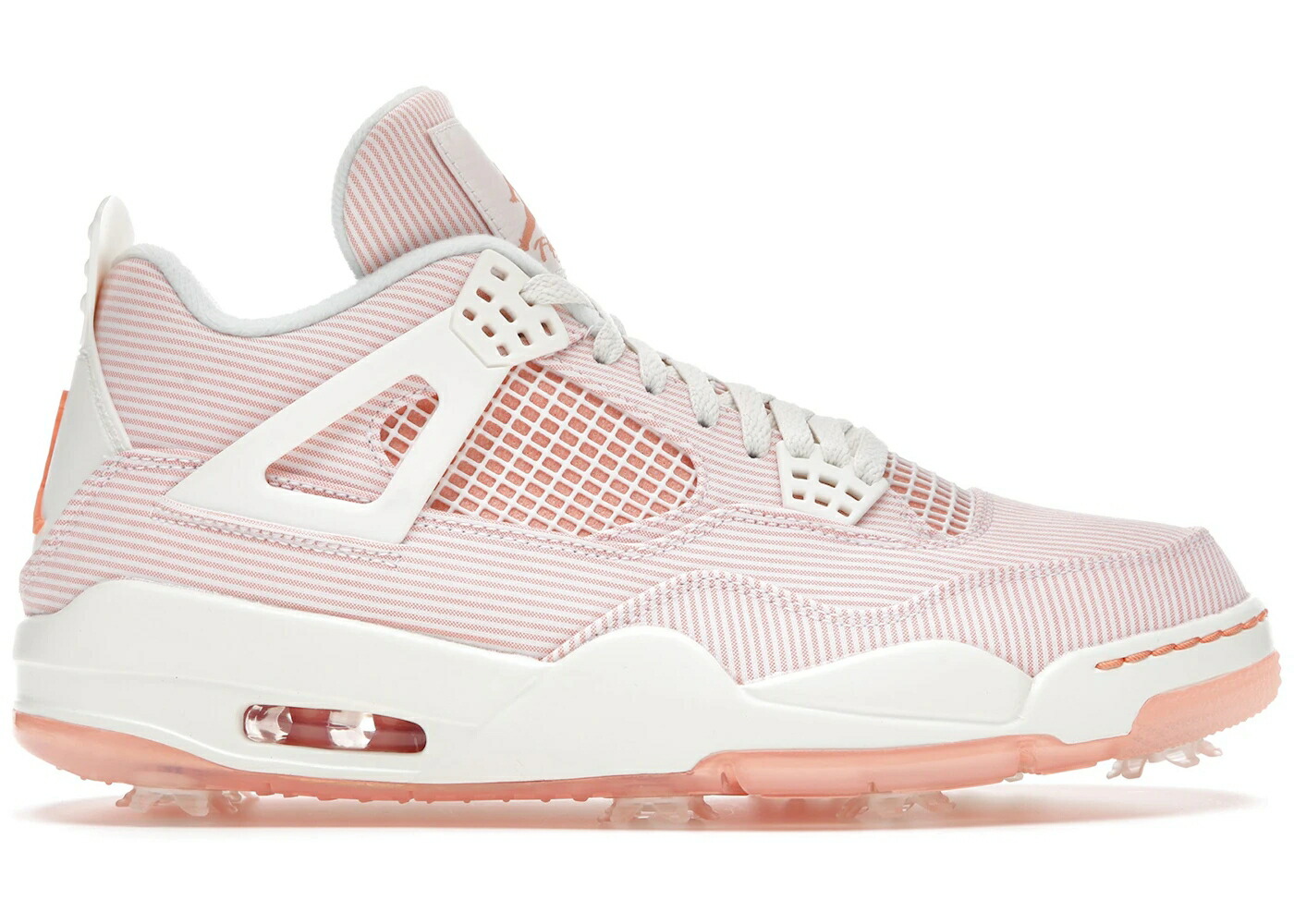 ナイキ ジョーダン ゴルフ スニーカー メンズ JORDAN 4 RETRO GOLF NRG SEERSUCKER / SAIL APRICOT AGATE