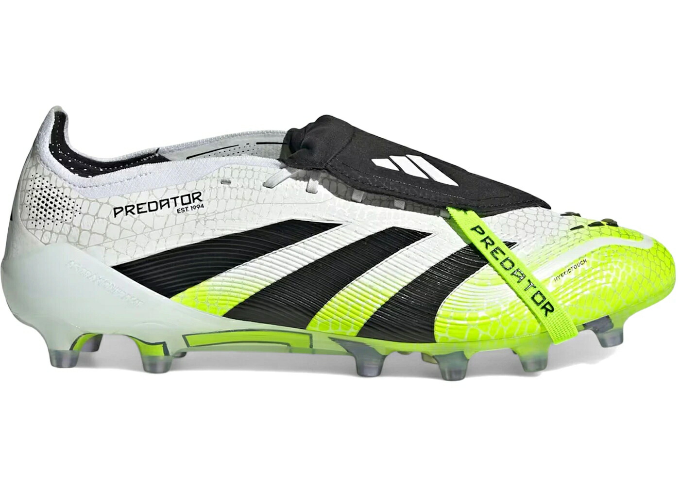 アディダス プレデター エリート 白色 ホワイト コア 黒色 ブラック スニーカー メンズ ADIDAS PREDATOR ELITE FOLDOVER TONGUE AG RADIANT BLAZE PACK / CLOUD WHITE CORE BLACK LUCID