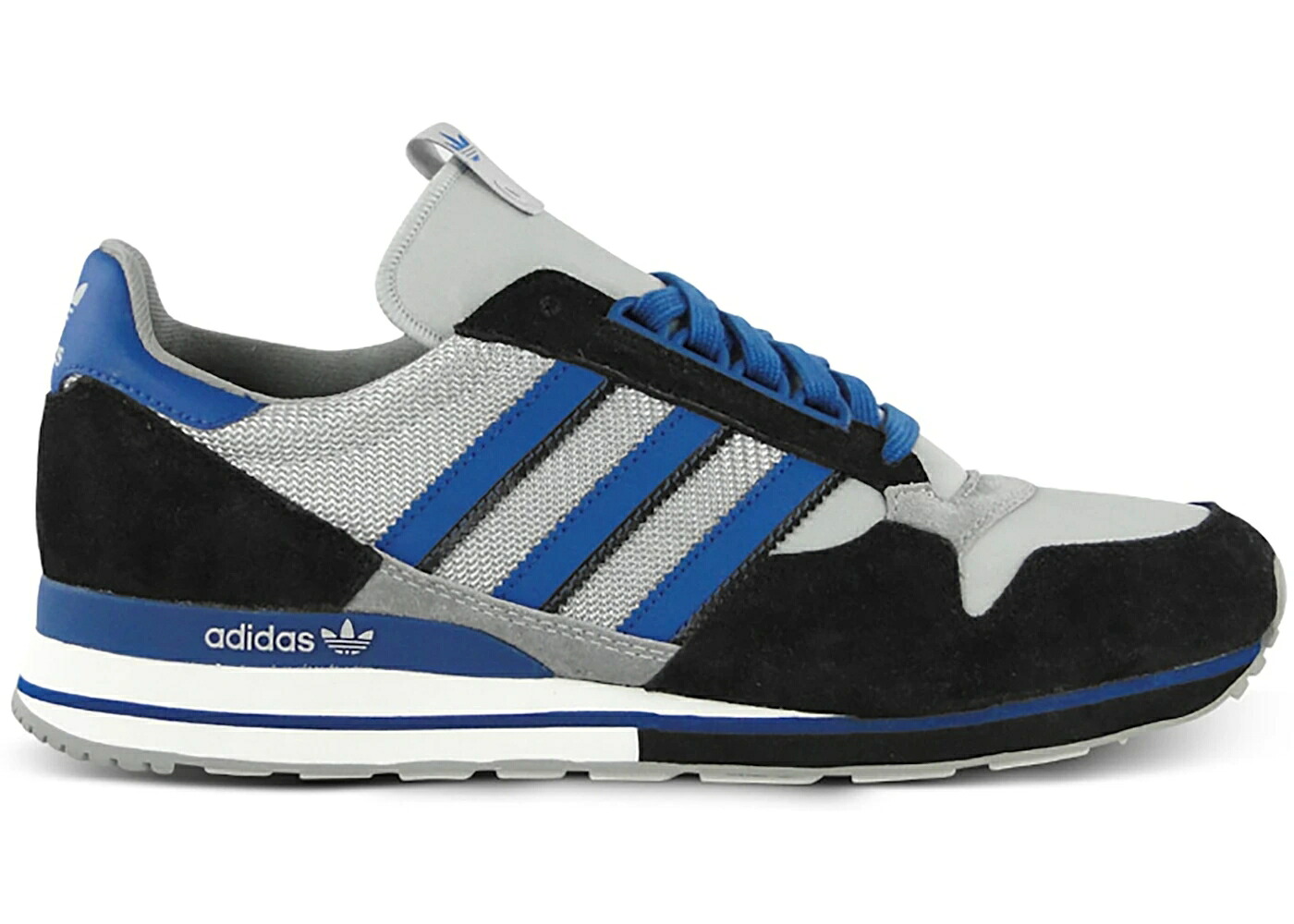 アディダス 灰色 グレー 青色 ブルー 黒色 ブラック スニーカー メンズ ADIDAS ZX 500 OG QUOTE / ICE GREY LONE BLUE BLACK 1｜スニケス