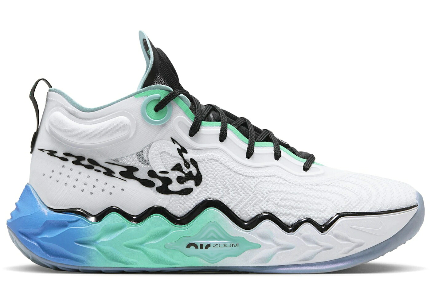 ナイキ ズーム ラン 白色 ホワイト 黒色 ブラック 青色 ブルー スニーカー メンズ NIKE ZOOM GT RUN UNLOCK YOUR SPACE / WHITE BLACK LIGHT PHOTO BLUE