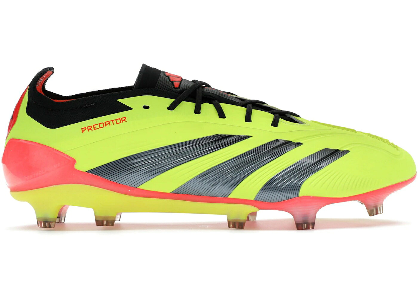 アディダス プレデター エリート チーム 黄色 イエロー コア 黒色 ブラック 赤 レッド スニーカー メンズ ADIDAS PREDATOR 24 ELITE LOW FG TEAM SOLAR YELLOW CORE BLACK RED / TEAM SOLAR YELLOW 2 CORE BLACK