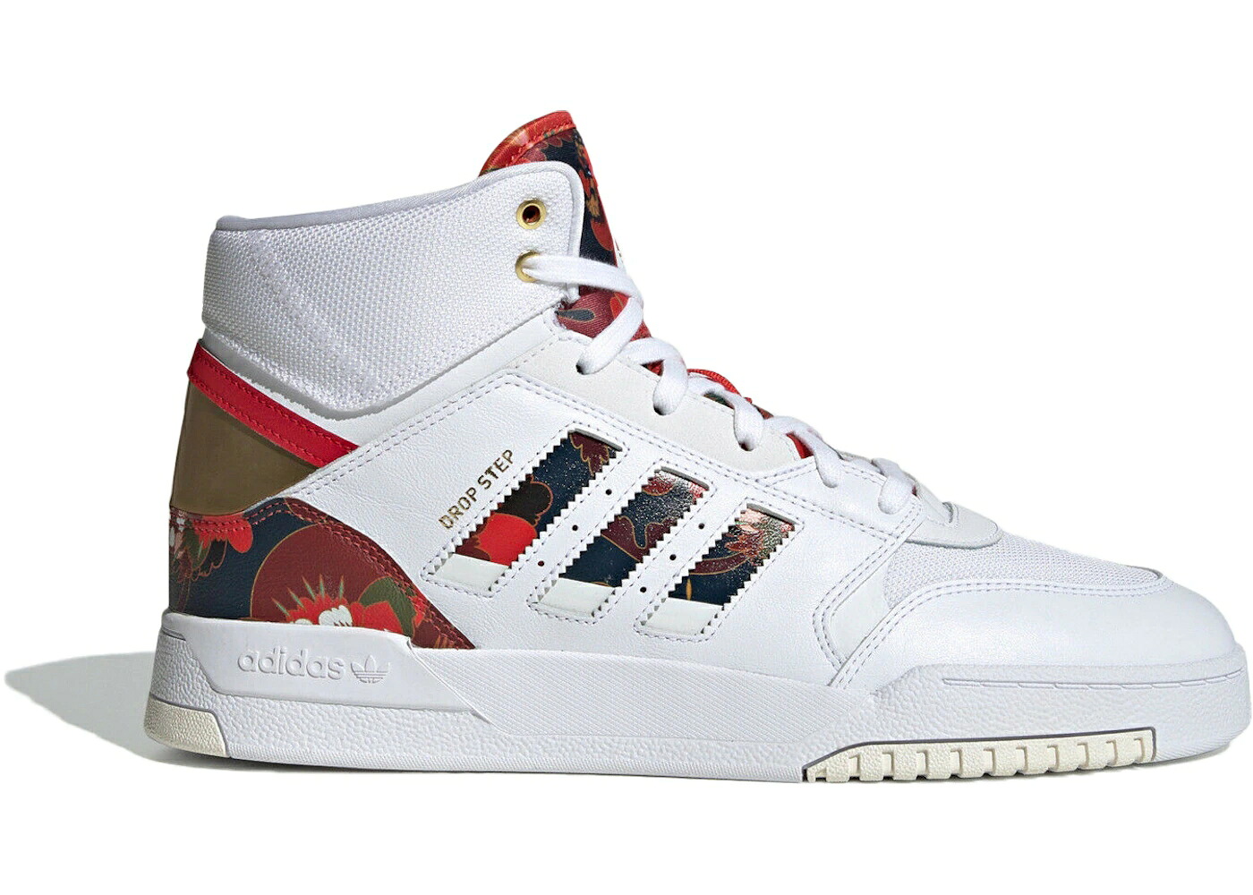 アディダス 白いこと 白いこと ゴールド スニーカー メンズ ADIDAS DROP STEP CHINESE NEW YEAR / FOOTWEAR WHITE GOLD METALLIC