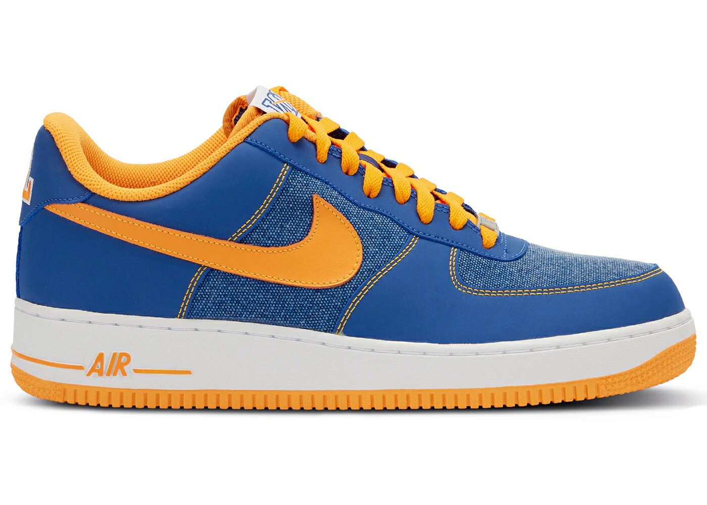 ナイキ ジェレミー 青味 青色 橙 オレンジ色 白いこと 白いこと 空軍 \u002707 スニーカー メンズ NIKE AIR FORCE 1 LOW JEREMY LIN PE / STORM BLUE VIVID ORANGE WHITE メンズ靴-スニーカー