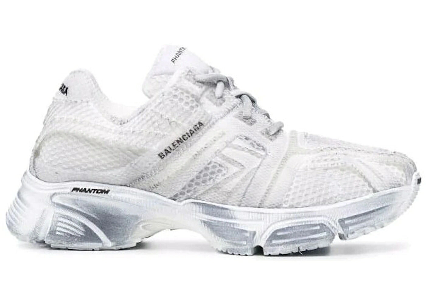 バレンシアガ 白色 ホワイト WOMEN'S スニーカー レディース BALENCIAGA PHANTOM WASHED WHITE (WOMEN'S) /
