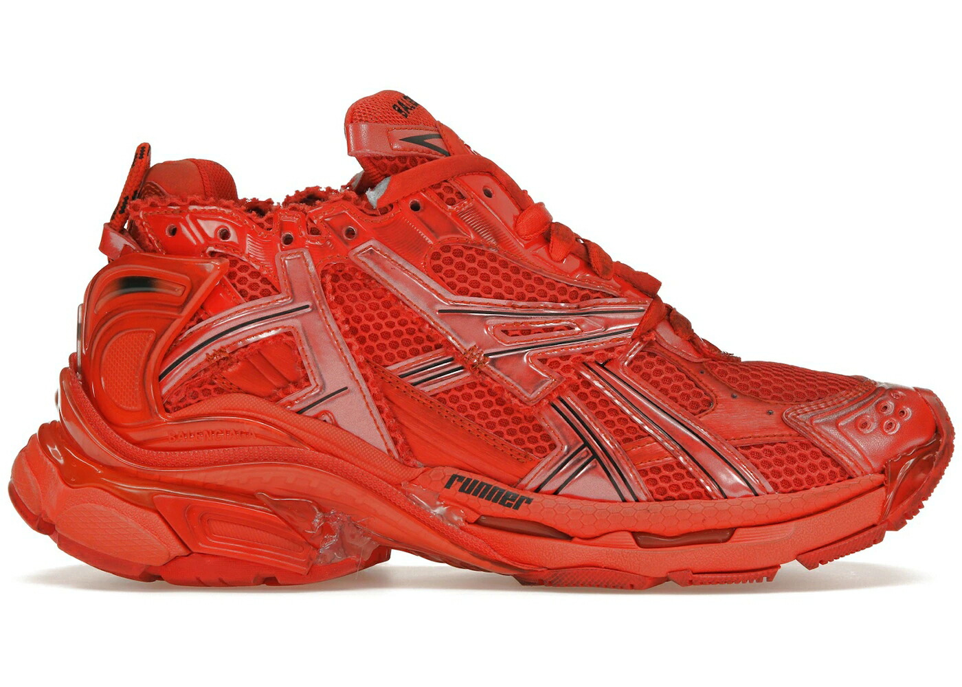 バレンシアガ 赤 レッド 白色 ホワイト スニーカー メンズ BALENCIAGA RUNNER RED / RED WHITE
