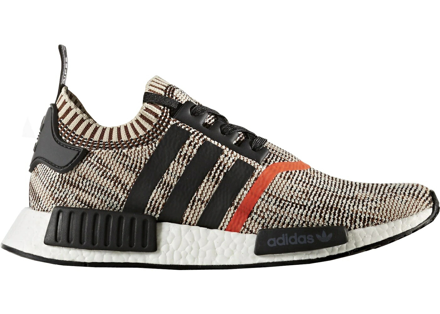 アディダス カモ柄 黒色 ブラック 橙 オレンジ スニーカー メンズ ADIDAS NMD R1 AI CAMO BLACK ORANGE / TALC BLACK BLACK