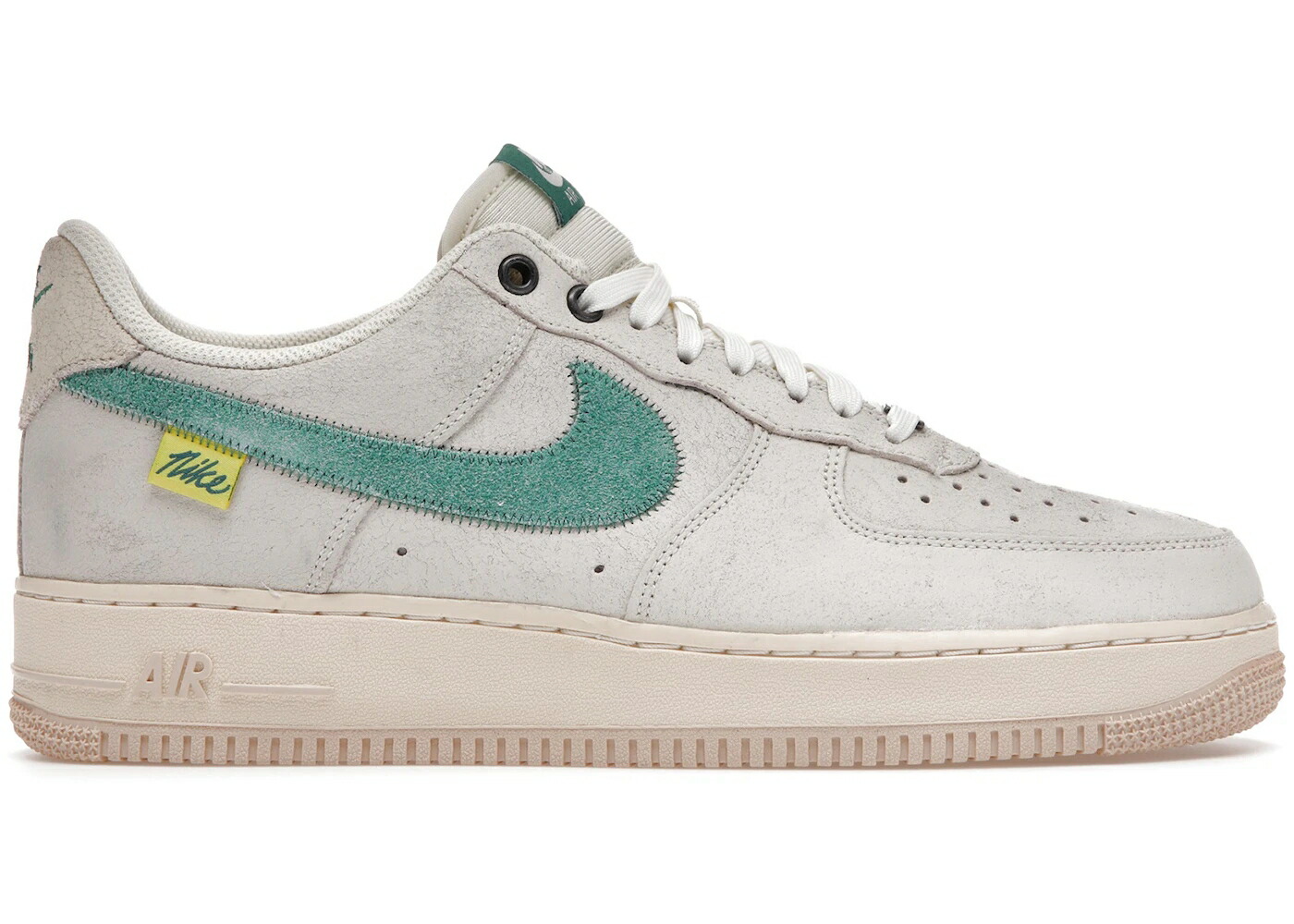 ナイキ ひと休み 緑 緑であること 空軍 スニーカー メンズ NIKE AIR FORCE 1 LOW TEST OF TIME SAIL GREEN / SAIL GREEN