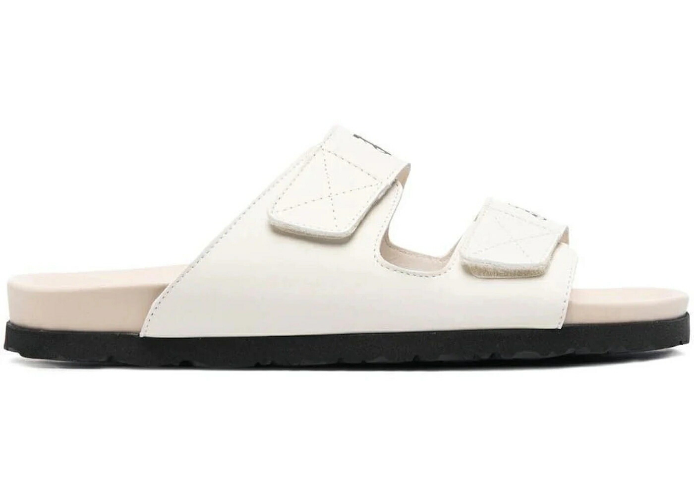 パームエンジェルス エンゼルス ロゴタイプ サンダル 白いこと 白いこと なめし革 スニーカー メンズ PALM ANGELS PALM ANGELS LOGO PRINT SANDALS OFF WHITE LEATHER / OFF WHITE