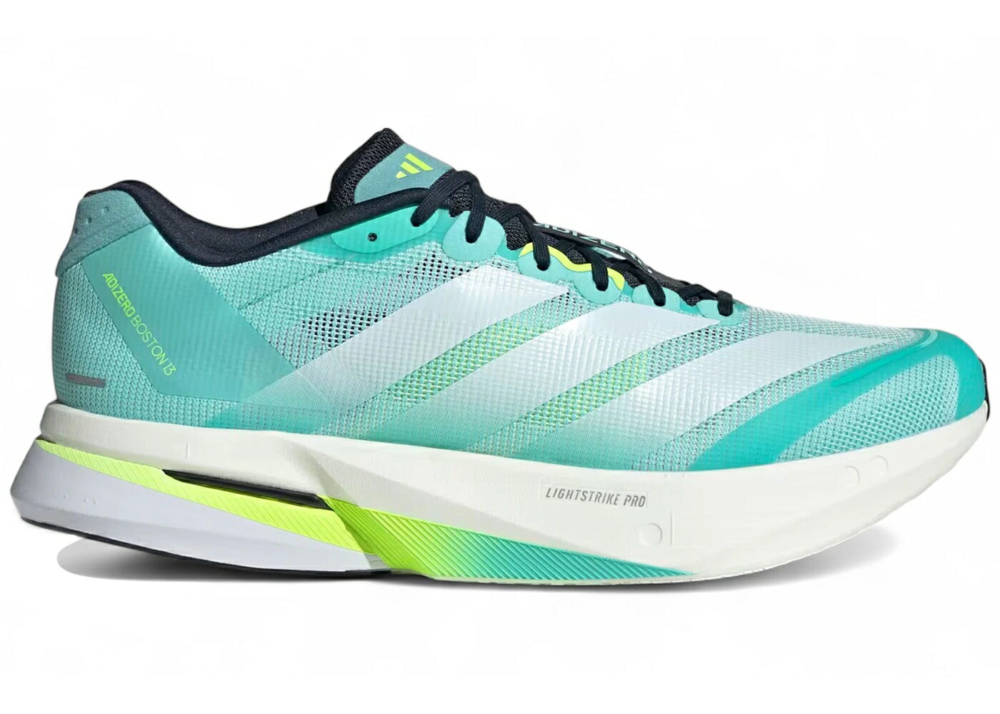 アディダス アディゼロ 豆の町 サー青少年 アクア 白いこと 白いこと スニーカー メンズ ADIDAS ADIZERO BOSTON 13 FLASH AQUA WHITE LUCID LEMON / FLASH AQUA CLOUD WHITE LUCID