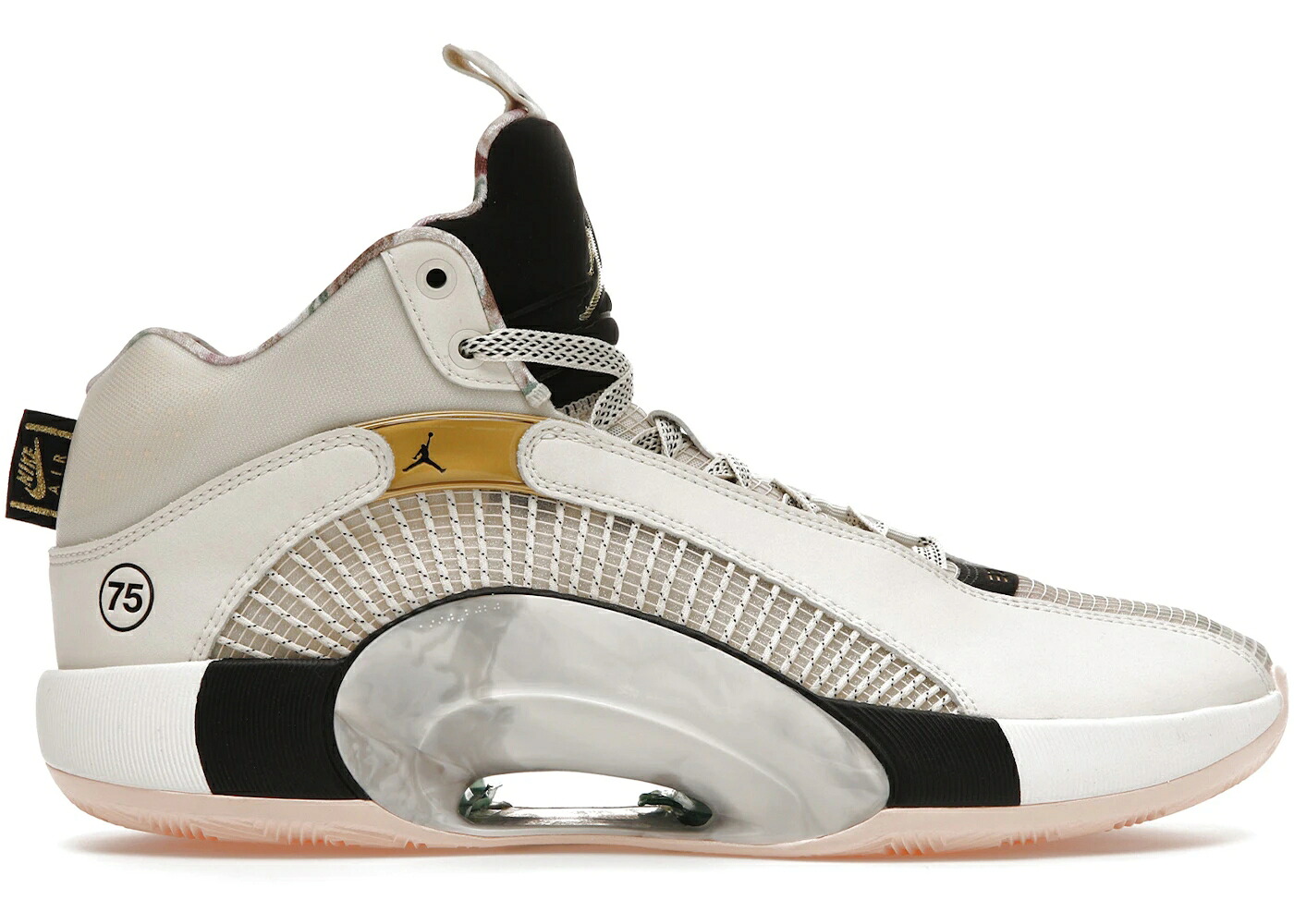 ナイキ ジョーダン 象牙色 ゴールド 黒いこと 黒いこと スニーカー メンズ JORDAN XXXV PARIS / PALE IVORY METALLIC GOLD BLACK