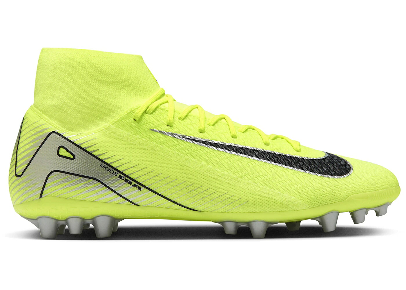 ナイキ 翰林院 黒いこと 黒いこと スニーカー メンズ NIKE MERCURIAL SUPERFLY 10 ACADEMY AG VOLT BLACK / VOLT BLACK