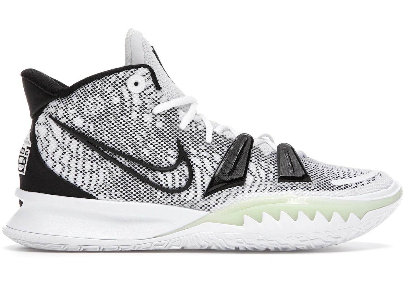 ナイキ カイリー ブルックリン 白いこと 白いこと 黒いこと 黒いこと スニーカー メンズ NIKE KYRIE 7 BROOKLYN BEATS / WHITE BLACK GLOW HYPER ROYAL