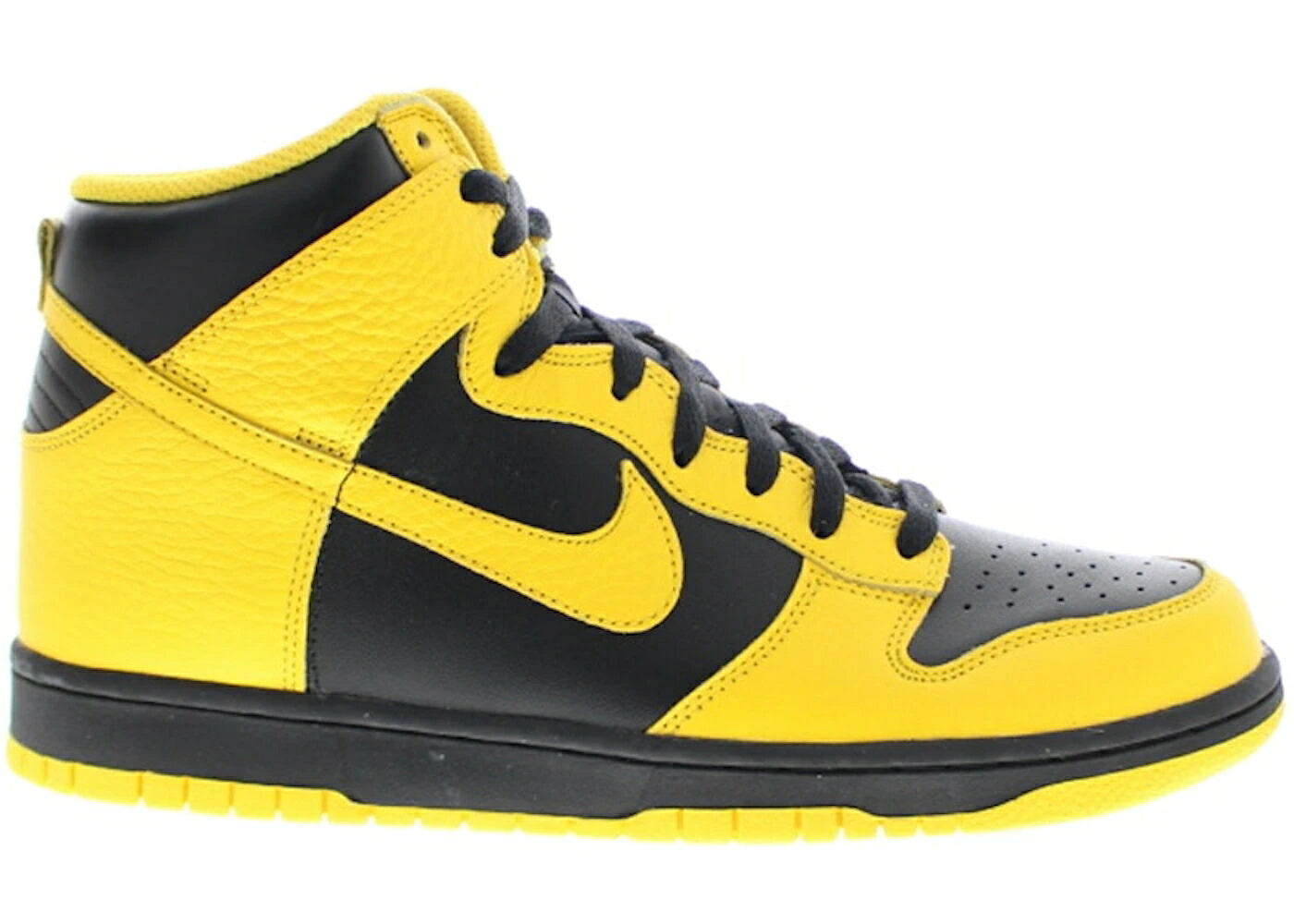 ナイキ ダンク ハイ 黒色 ブラック ダンクハイ スニーカー メンズ NIKE DUNK HIGH BLACK VARSITY MAIZE (2012) / BLACK VARSITY MAIZE
