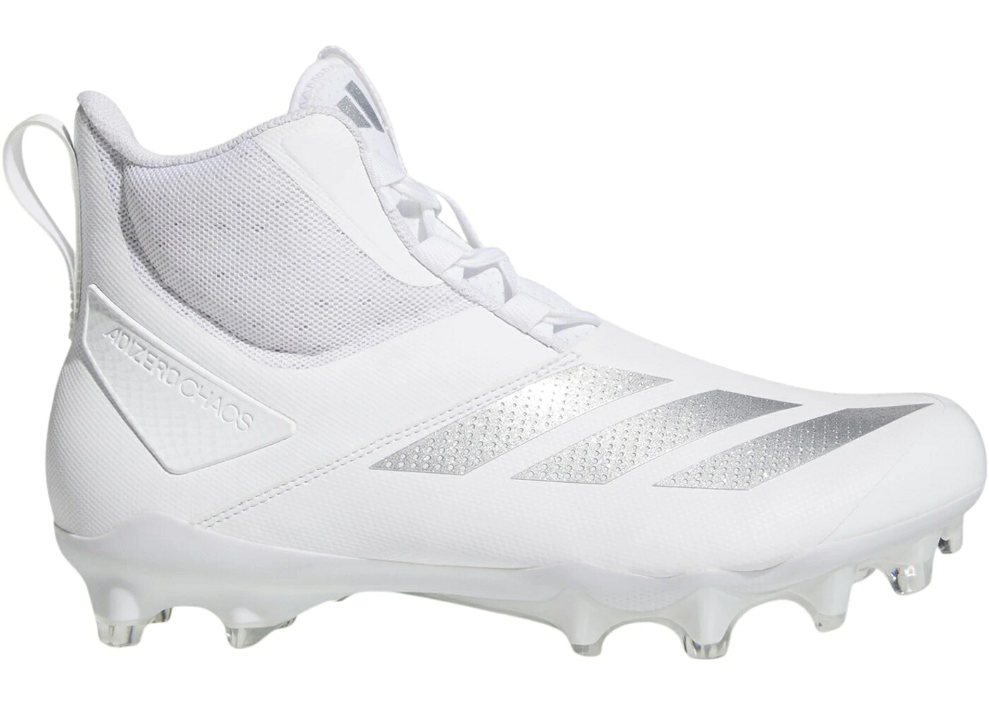 アディダス アディゼロ 白いこと 白いこと しろがね色 しろがね色 スニーカー メンズ ADIDAS ADIZERO CHAOS LINEMEN PACK WHITE SILVER METALLIC / CLOUD WHITE SILVER METALLIC