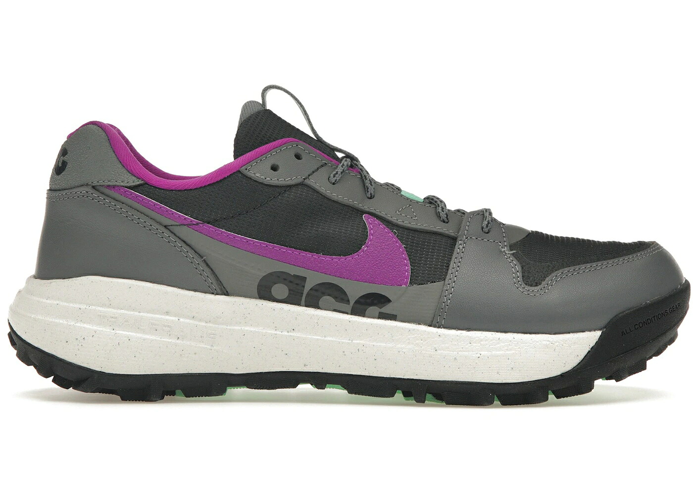 ナイキ 薄墨色 薄墨色 紫 パープル スニーカー メンズ NIKE ACG LOWCATE SMOKE GREY DARK VIVID PURPLE / SMOKE GREY DARK SMOKE GREY VIVID
