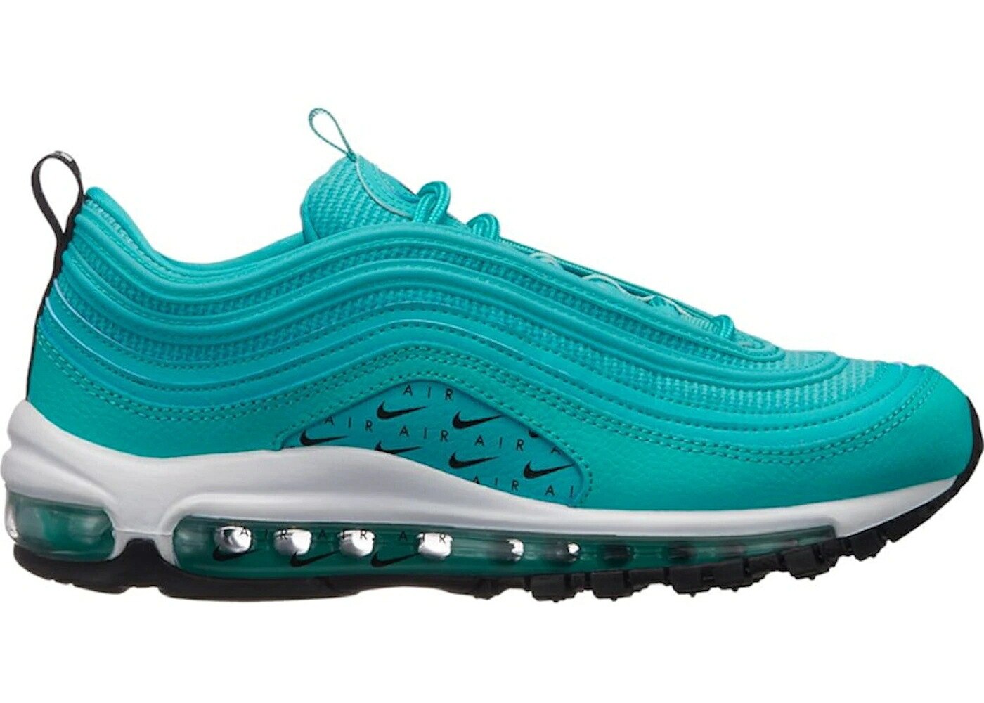 ナイキ マックス 翡翠 ジェード 黒色 ブラック エアマックス WOMEN'S スニーカー レディース NIKE AIR MAX 97 OVERBRANDING HYPER JADE (WOMEN'S) / HYPER JADE HYPER JADE BLACK|スニケス