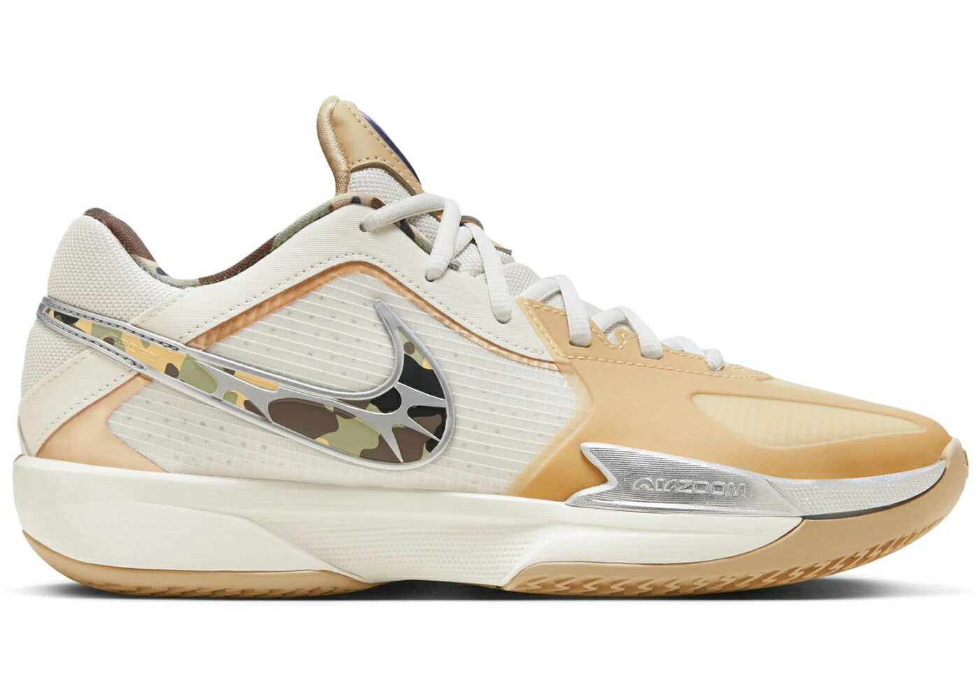 ナイキ 間鴨柄 象牙色 スニーカー メンズ NIKE GT CUT CROSS SESAME CAMO / SESAME MULTI COLOR LIGHT IVORY