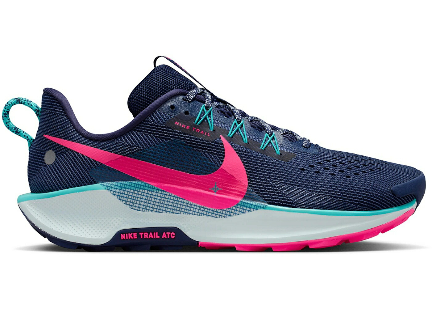 ナイキ リアクト ペガサス 紺色 ネイビー ピンク スニーカー メンズ NIKE REACT PEGASUS TRAIL 5 MIDNIGHT NAVY CACTUS HYPER PINK / MIDNIGHT NAVY DUSTY CACTUS