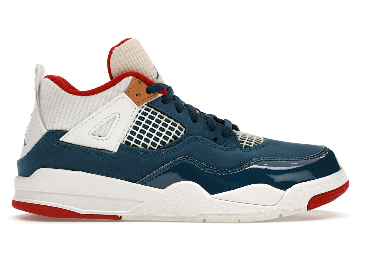 ナイキ ジョーダン 青碧 青碧 白いこと 白いこと 赤 赤いこと パール お坊っちゃん キッズ JORDAN 4 RETRO MESSY ROOM (なおなお書き) / FRENCH BLUE WHITE GYM RED PEARL もの言う花 マタニティ スニーカー