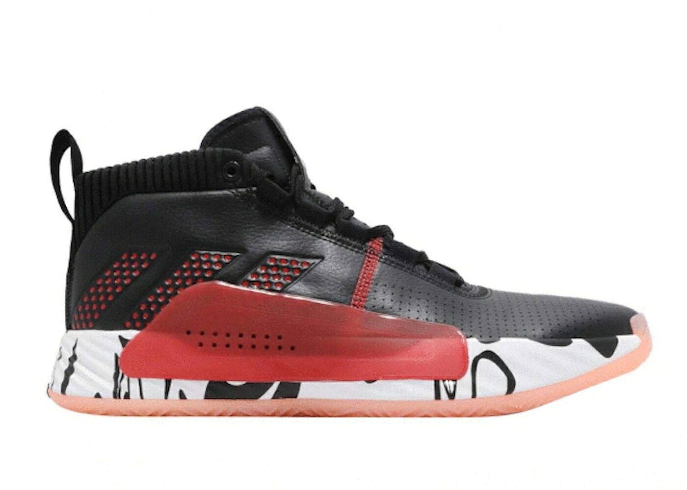 アディダス 黒いこと 黒いこと 赤 赤いこと スニーカー メンズ ADIDAS DAME 5 CHINESE NEW YEAR / BLACK RED