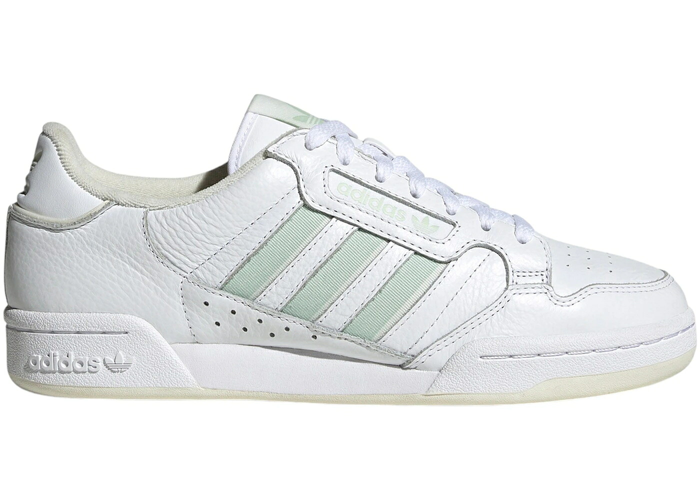 アディダス 白色 ホワイト 緑 グリーン スニーカー メンズ ADIDAS CONTINENTAL 80 STRIPES CLOUD WHITE LINEN GREEN OFF / CLOUD WHITE LINEN GREEN OFF