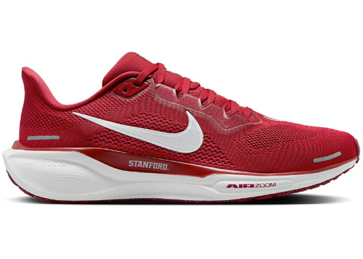 ナイキ ズーム ペガサス スタンフォード チーム クリムゾン 白色 ホワイト ズームペガサス スニーカー メンズ NIKE AIR ZOOM PEGASUS 41 STANFORD / TEAM CRIMSON WHITE WHITE TEAM