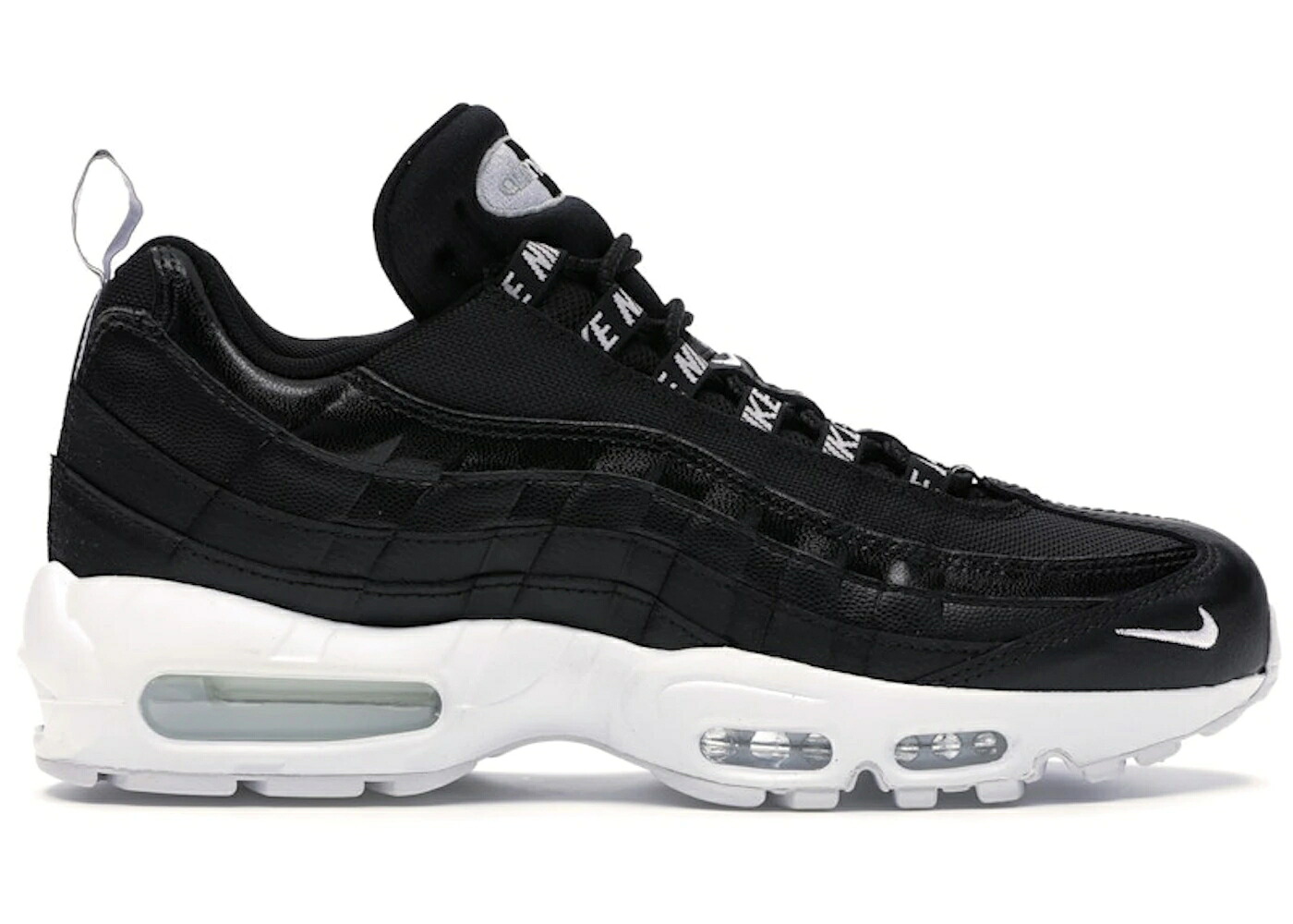 ナイキ マックス 黒いこと 黒いこと 白いこと 白いこと エア湖マックス スニーカー メンズ NIKE AIR MAX 95 OVERBRANDING BLACK / BLACK WHITE BLACK