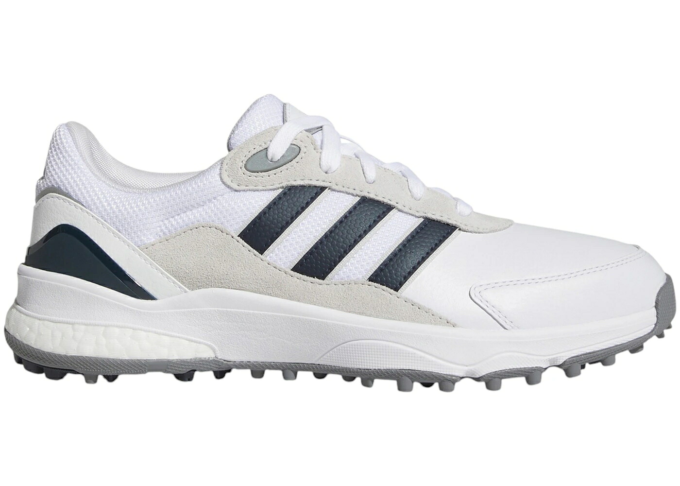アディダス ゴルフ 白いこと 白いこと 紺色 米国海軍 薄墨色 薄墨色 スニーカー メンズ ADIDAS SW5540 SPIKELESS GOLF CLOUD WHITE COLLEGIATE NAVY GREY ONE / CLOUD WHITE COLLEGIATE NAVY GREY