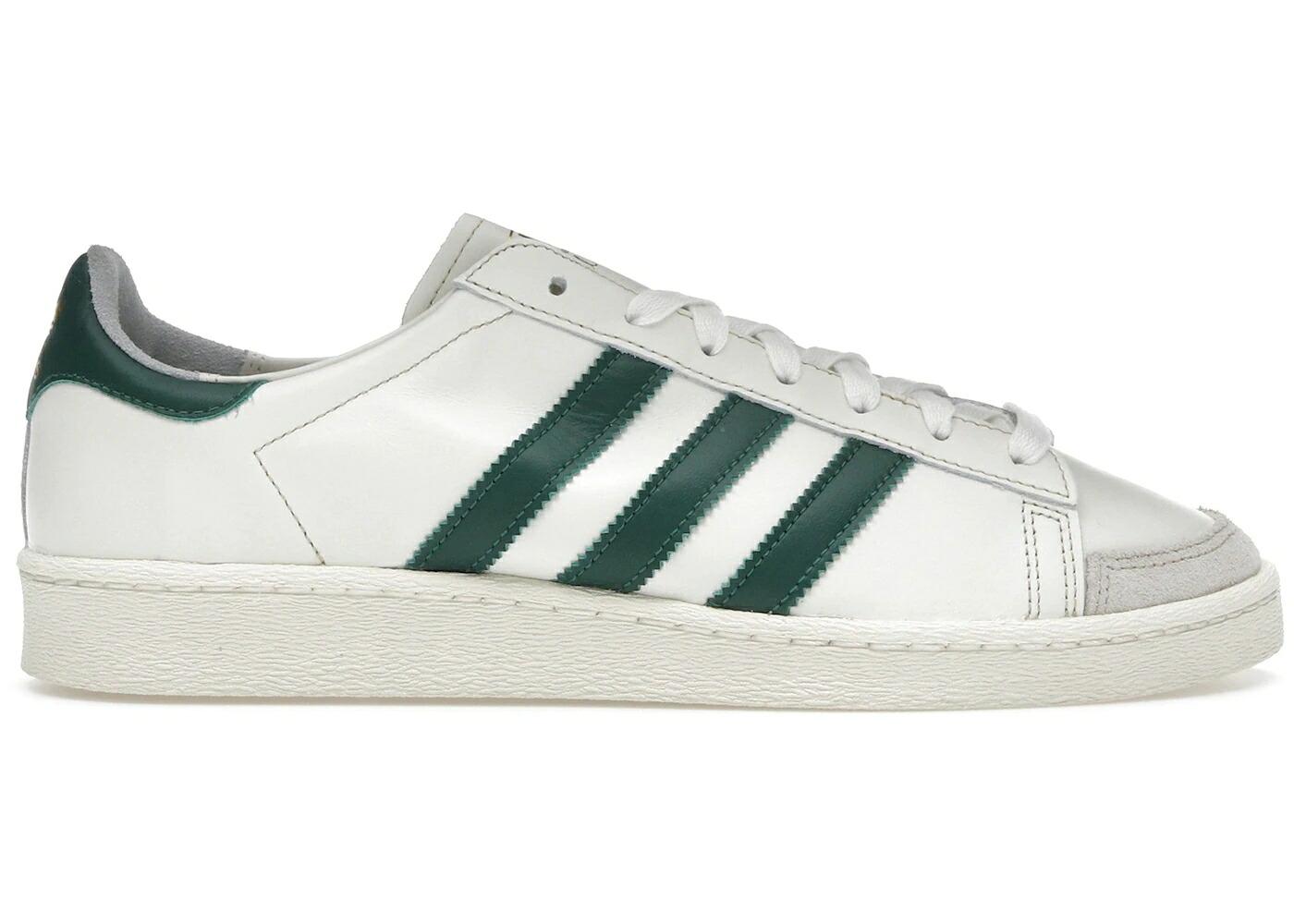 アディダス 白色 ホワイト 緑 グリーン クリーム スニーカー メンズ ADIDAS JABBAR LOW OFF WHITE DARK GREEN / OFF WHITE DARK GREEN CREAM WHITE｜スニケス