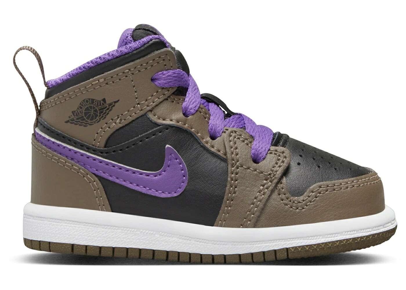 ナイキ ジョーダン ミッド ワイルド 白いこと 白いこと お坊っちゃん キッズ JORDAN 1 MID PALOMINO WILD BERRY WHITE (TD) / PALOMINO WILD BERRY WHITE