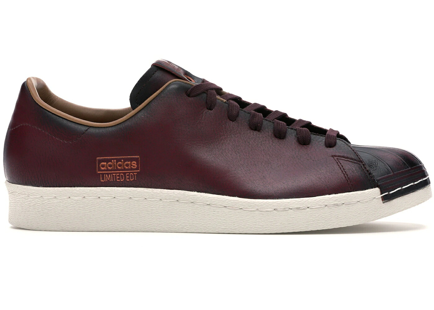 アディダス はやりっ児 雄捻子 ブドウ酒色 バーガンディー スニーカー メンズ ADIDAS SUPERSTAR 80S LIMITED EDT BANK VAULT / DARK BURGUNDY DARK BURGUNDY MESA 靴-メンズ靴