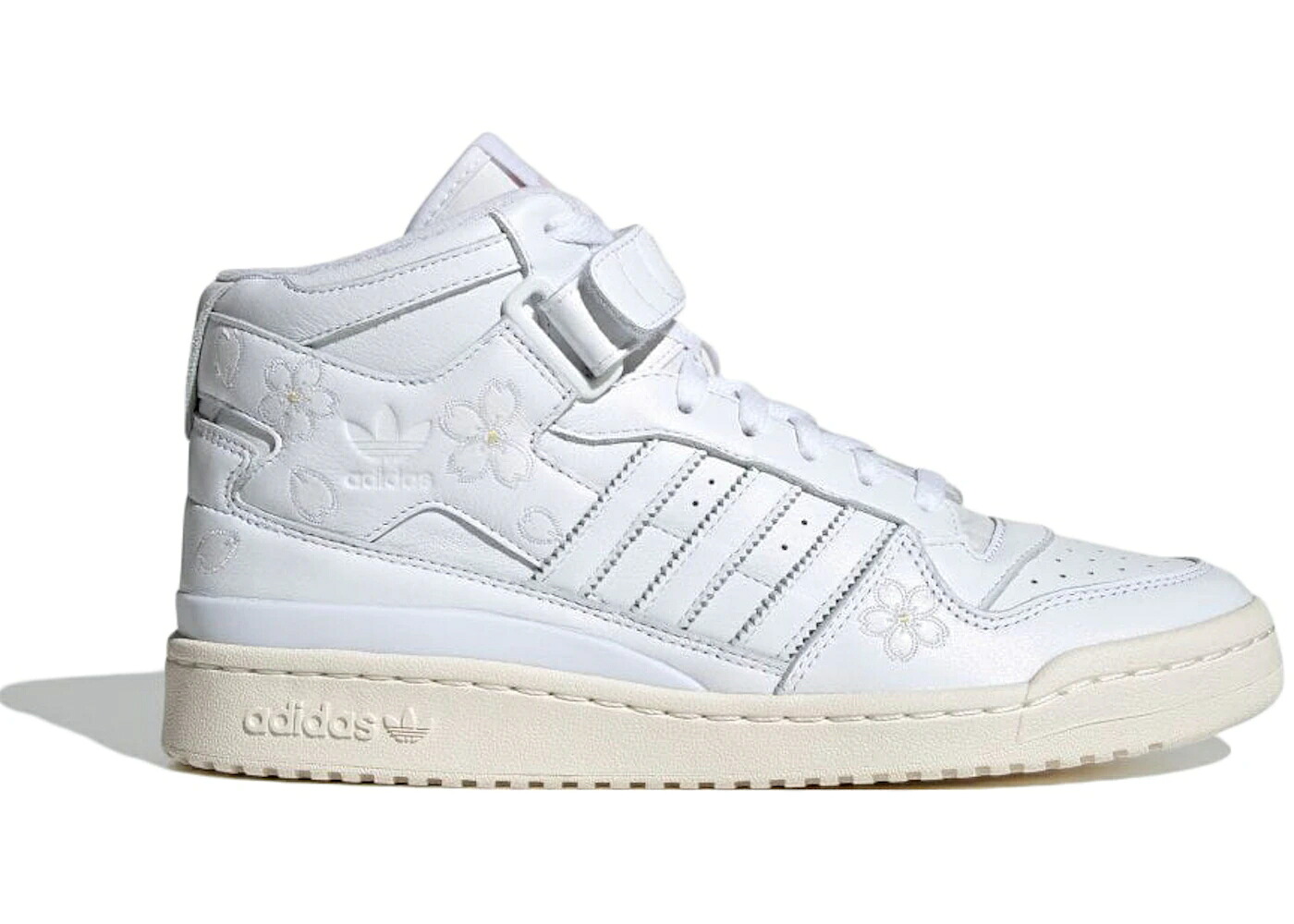 アディダス フォーラム ミッド 白色 ホワイト スニーカー メンズ ADIDAS FORUM MID HANAMI / FOOTWEAR WHITE FOOTWEAR WHITE｜スニケス 33,605円
