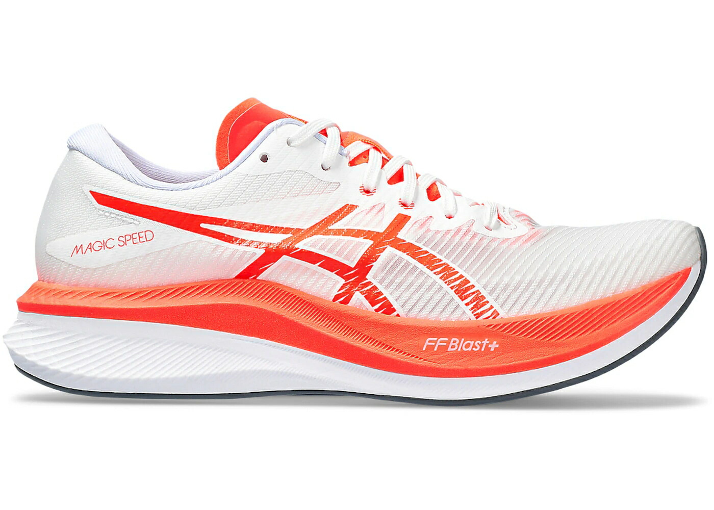 アシックス 神通力 す早さ 白いこと 白いこと 赤 赤いこと スニーカー メンズ ASICS MAGIC SPEED 3 WHITE SUNRISE RED / WHITE SUNRISE RED