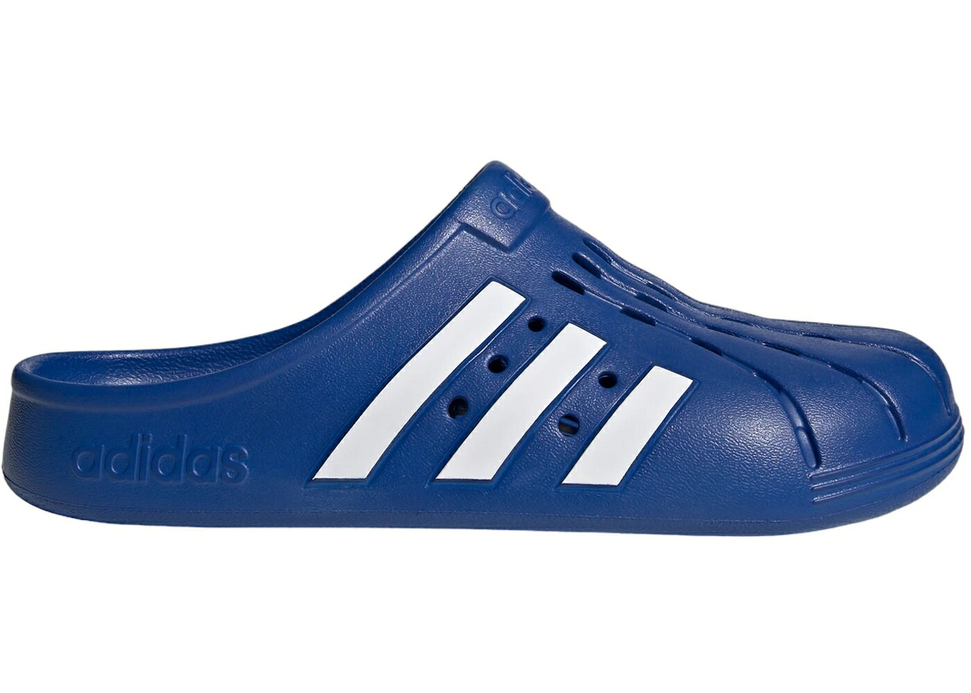 アディダス アディレッタ 青色 ブルー 白色 ホワイト スニーカー メンズ ADIDAS ADILETTE CLOGS ROYAL BLUE CLOUD WHITE / ROYAL BLUE CLOUD WHITE ROYAL