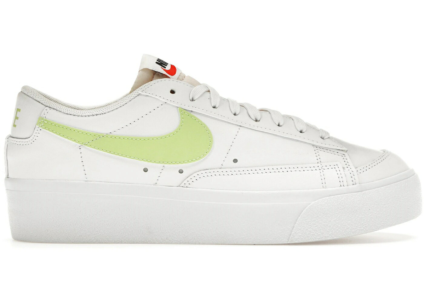 ナイキ ブレイザー 白いこと 白いこと WOMEN\u0027S スニーカー レディース NIKE BLAZER LOW PLATFORM LEMON TWIST (WOMEN\u0027S) / WHITE LIGHT LEMON TWIST WHITE