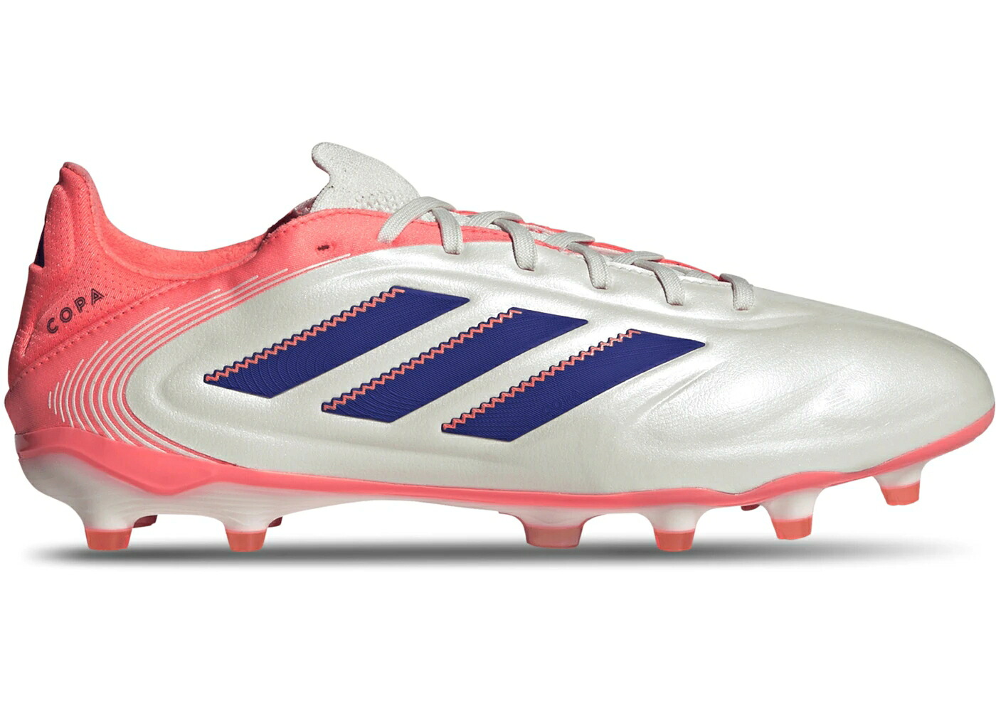 アディダス ピュア プロ 白色 ホワイト 青色 ブルー スニーカー メンズ ADIDAS COPA PURE 3 PRO FG CORAL BLAZE PACK / OFF WHITE LUCID BLUE SIGNAL