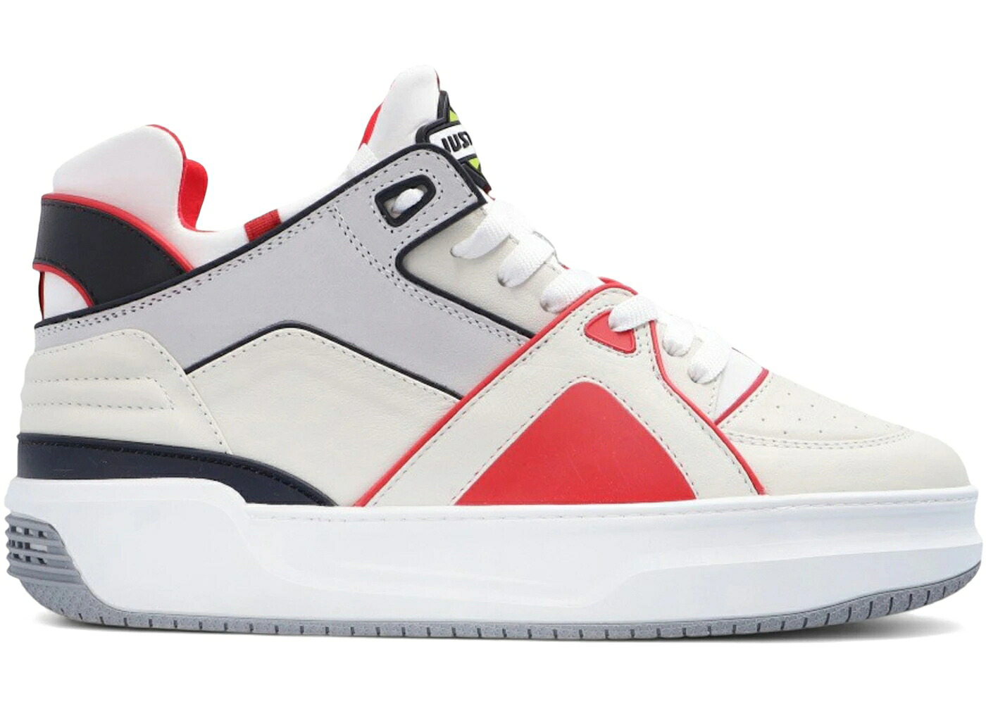 庭球 ミッド ベージュ 赤 赤いこと 薄墨色 薄墨色 スニーカー メンズ JUST DON JUST DON TENNIS COURTSIDE MID BEIGE RED GREY / BEIGE RED GREY