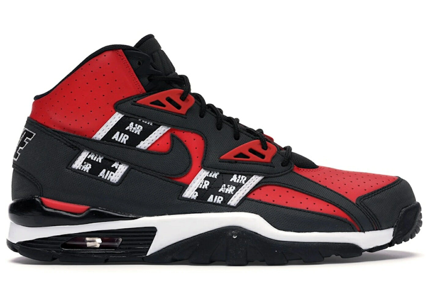 ナイキ トレーナー ハイ スピード 赤 レッド 黒色 ブラック 白色 ホワイト エアトレーナー スニーカー メンズ NIKE AIR TRAINER SC HIGH SOA SPEED RED / SPEED RED BLACK WHITE